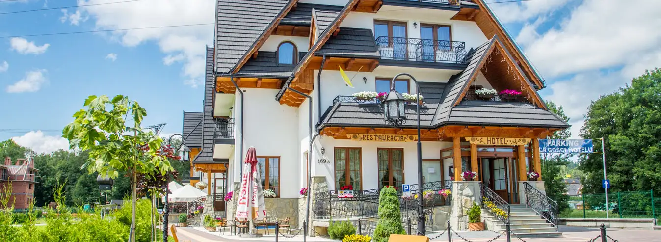 Viešbutis Białka Tatrzańska Tatry Poilsis kalnuose Lenkija - vaizdas iš priekio