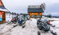 Viešbutis Białka Tatrzańska Tatry - sniego motociklai prie nuomos punkto
